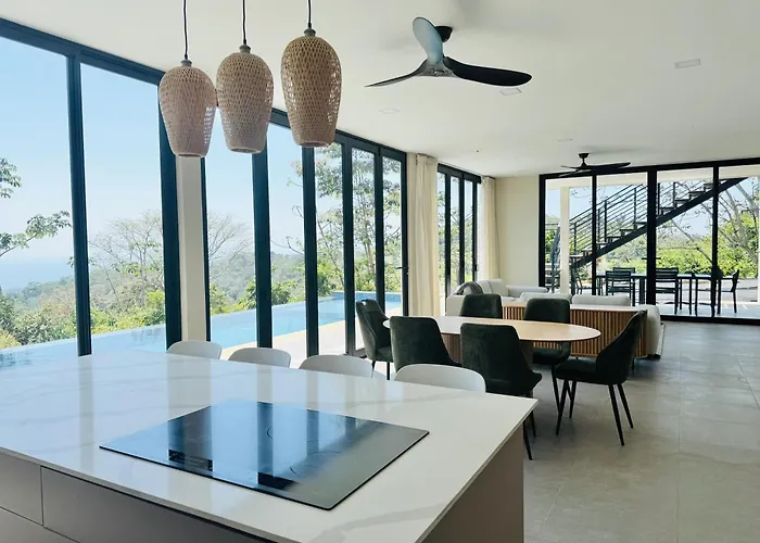 Coco Rica Luxury Oceanview Pool Concierge 4 Bedroom 6bed 5ba Playa Carrillo Villa