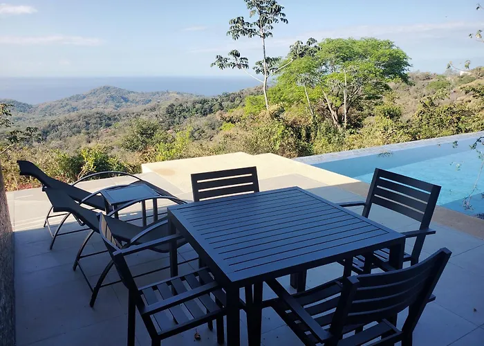 Pousada Coco Rica Luxury Oceanview Pool Concierge 4 Bedroom 6bed 5ba Playa Carrillo